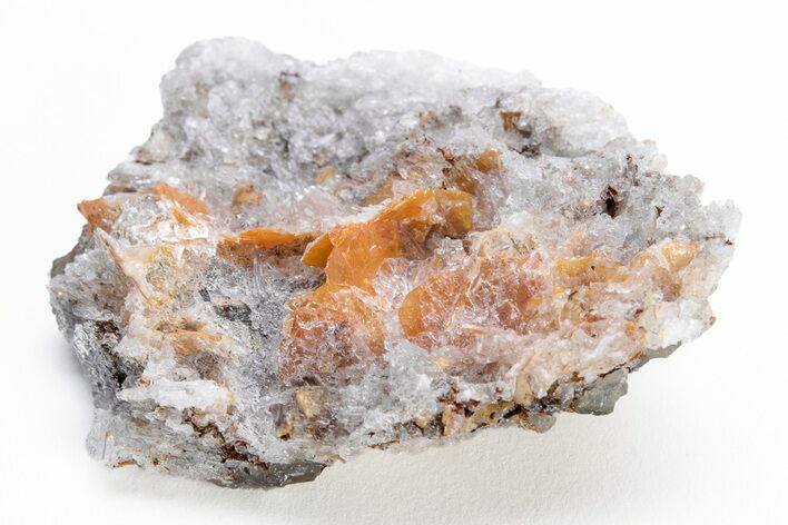 Wulfenite and Barite Association - Morocco #215008